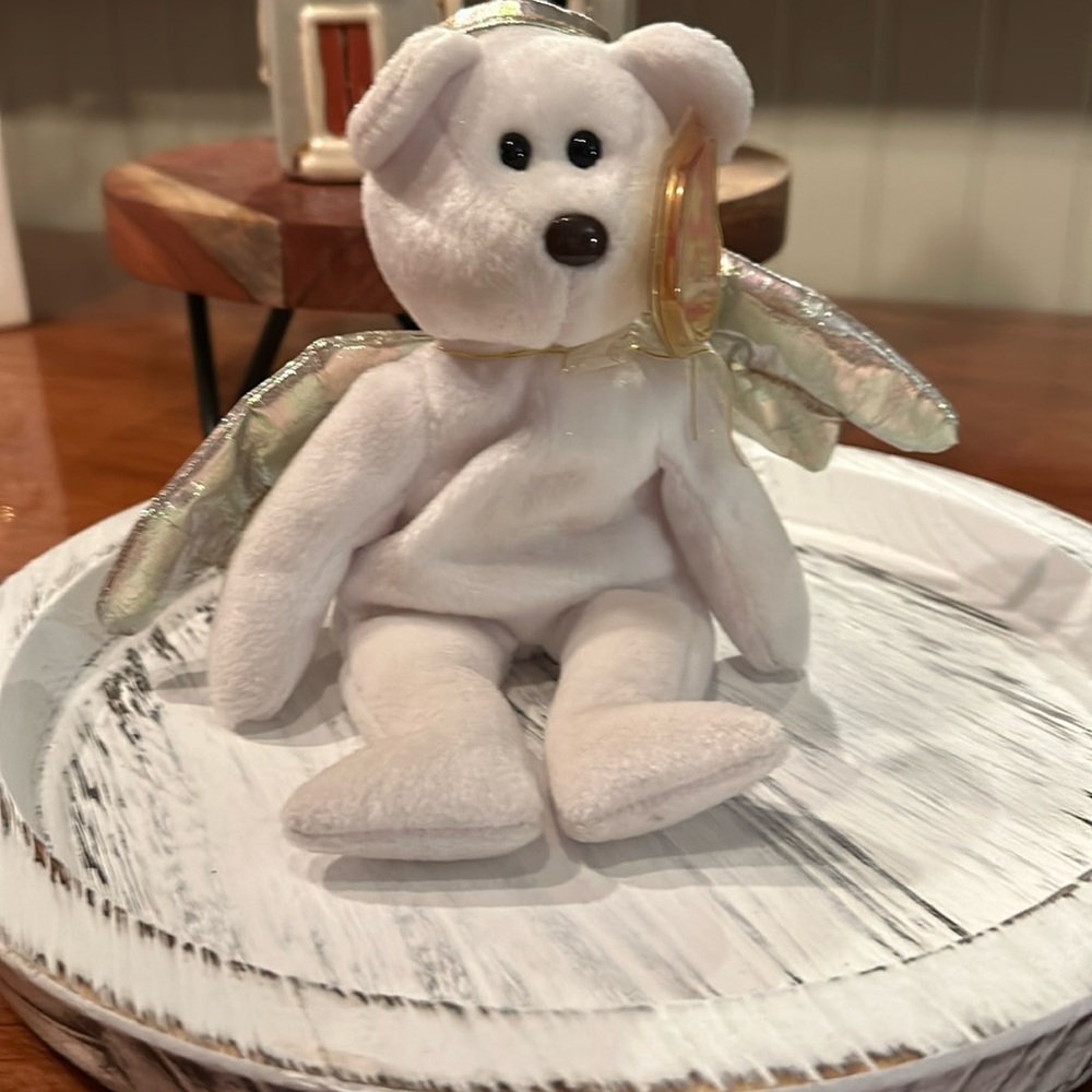 TY beanie babies Halo 2 with tag holder